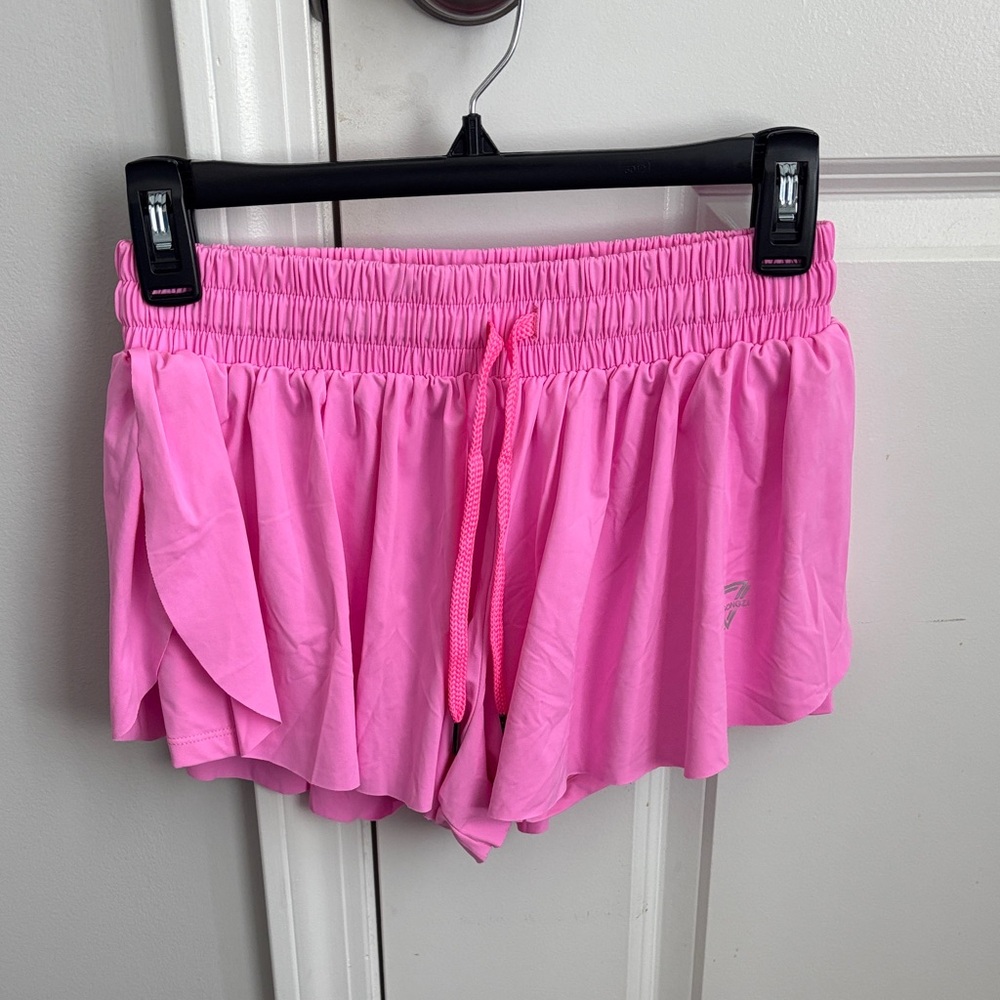Amazon Essentials Pink Women's Athletic Shorts